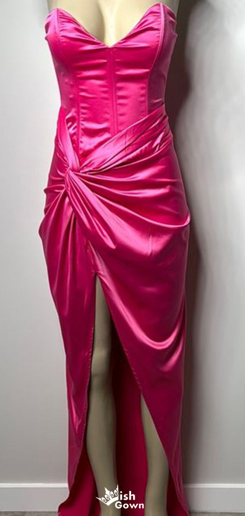 Sexy Strapless Mermaid Long Prom Dress Ideas, Evening Party Dresses,WGP1782