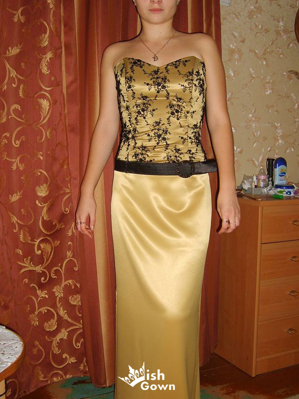 Sexy Strapless Sheath Long Prom Dress Ideas, Evening Party Dresses,WGP1789