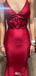 Sexy V-neck Mermaid Long Prom Dress Ideas, Evening Party Dresses,WGP1794