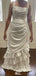 Gorgeous Spaghetii Strap Sheath Long Prom Dress Ideas, Evening Party Dresses,WGP1808