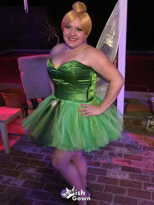 Gorgeous Strapless A-line Short Mini Homecoming Dress,EPT648