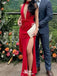 Sexy Deep V-neck Mermaid Long Prom Dress Ideas, Evening Party Dresses,WGP1842