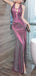 Sexy Purple V-Neck Mermaid Long Prom Dress Ideas, Evening Party Dresses,WGP1879