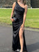 Formal One-shoulder Mermaid Long Prom Dress Ideas, Evening Party Dresses,WGP1187