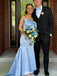 Elegant Strapless Mermaid Long Prom Dress Ideas, Evening Party Dresses,WGP1224