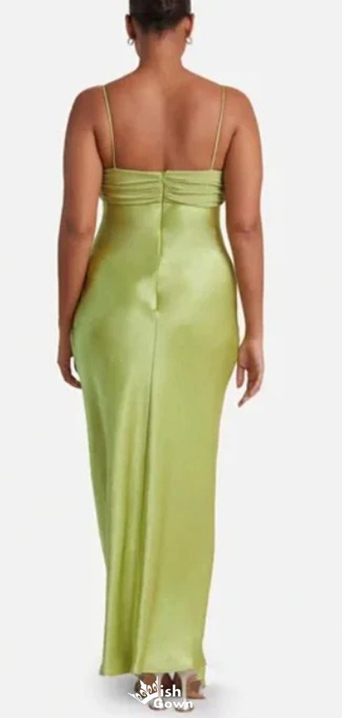 Casual  Spaghetti Strap mermaid Long Prom Dress Ideas, Evening Party Dresses,WGP1111