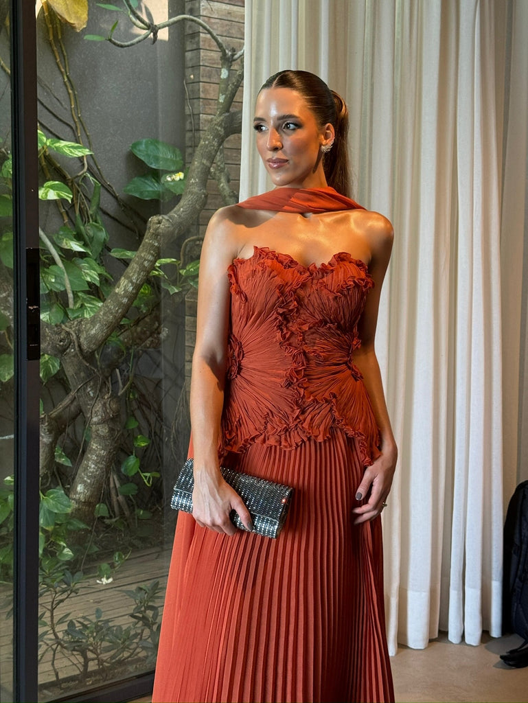 Elegant Applique Orange Sweetheart A-Line Long Prom Dress Ideas, Evening Party Dresses,WGP1860