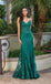 Elegant Fuchsia Lace Mermaid Prom Dress Sheer Corset Bodice Spaghetti Strap Formal Gown,WGP2089
