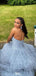 Gorgeous Sweetheart Strapless Backless A-line Long Prom Dress Ideas, Evening Party Dresses,WGP1269