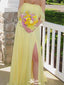 Gorgeous Straight Across Off-shoulder A-line Long Prom Dress Ideas, Evening Party Dresses,WGP1280