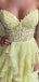 Elegant Strapless Asymmetric A-line Long Prom Dress Ideas, Evening Party Dresses,WGP1118