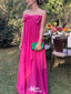 Casual Strapless A-line Long Prom Dress Ideas, Evening Party Dresses,WGP1328