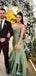 Elegant Strapless V-neck Mermaid Unique Long Prom Dress Ideas, Evening Party Dresses,WGP1339
