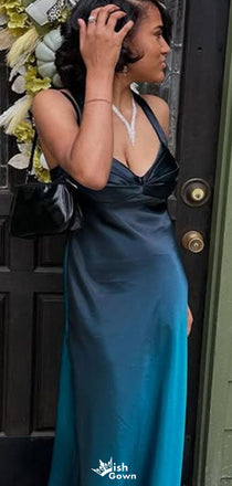 Sexy Halter V-neck Sheath Long Prom Dress Ideas, Evening Party Dresses,WGP1356