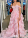 Elegant Off-shoulder A-line Long Prom Dress Ideas, Evening Party Dresses,WGP1122