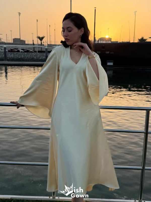Elegant Long Sleeves A-line Long Prom Dress Ideas, Evening Party Dresses,WGP1410