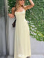Casual Spaghetti Strap Scoop A-line Long Prom Dress Ideas, Evening Party Dresses,WGP1440