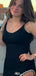 Casual Spaghetti Strap Common Sheath Short Mini Homecoming Dress,EPT352