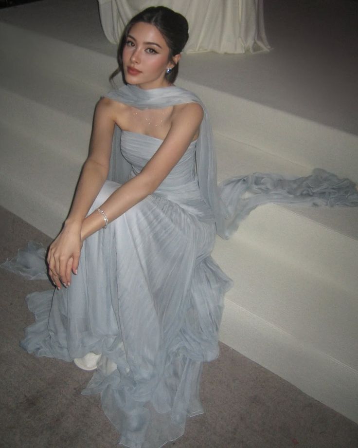 Elegant Blue Sweetheart A-Line Long Prom Dress Ideas, Evening Party Dresses,WGP1652