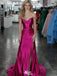 Sexy Pink Off-Shoulder Mermaid Long Prom Dress Ideas, Evening Party Dresses,WGP1928