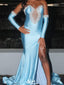 Gorgeous Strapless Sweetheart Mermaid Long Prom Dress Ideas, Evening Party Dresses,WGP1478