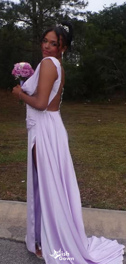 Gorgeous Spaghetti Strap Unique Mermaid Long Prom Dress Ideas, Evening Party Dresses,WGP1510