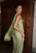 Elegant Green Spaghetti Strap Mermaid Long Prom Dress Ideas, Evening Party Dresses,WGP1929