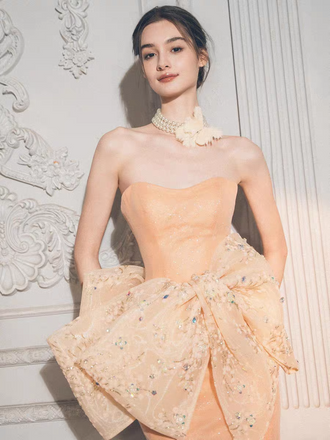 Elegant Pink Sweetheart Mermaid Long Prom Dress Ideas, Evening Party Dresses,WGP1731