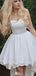 Elegant Strapless Sweetheart High-low Short Mini Homecoming Dress,EPT444