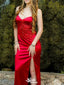 Elegant Spaghetti Strap Sweetheart Mermaid Long Prom Dress Ideas, Evening Party Dresses,WGP1611