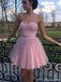 Gorgeous Strapless Sweetheart A-line Short Mini Homecoming Dress,EPT477