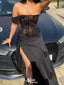 Gorgeous One-shoulder Off-shoulder Mermaid Long Prom Dress Ideas, Evening Party Dresses,WGP1638