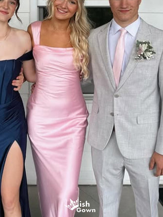 Elegant Spaghetti Strap Mermaid Long Prom Dress Ideas, Evening Party Dresses,WGP1641