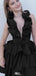 Gorgeous Deep V-neck Halter A-line Short Mini Homecoming Dress,EPT496
