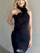 Formal Halter Sheath Short Mini Homecoming Dress,EPT497
