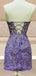 Elegant Strapless V-neck Sheath Short Mini Homecoming Dress,EPT501