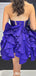 Elegant Strapless Sweetheart A-line Short Mini Homecoming Dress,EPT518
