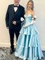 Gorgeous Sweetheart Strapless A-line Long Prom Dress Ideas, Evening Party Dresses,WGP1667