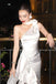 Popular White One-Shoulder Mermaid Side Slit Long Prom Dress Ideas, Evening Party Dresses,WGP1709