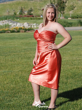 Casual Strapless Sheath Short Mini Homecoming Dress,EPT533