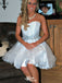Gorgeous Strapless A-line Short Mini Homecoming Dress,EPT572