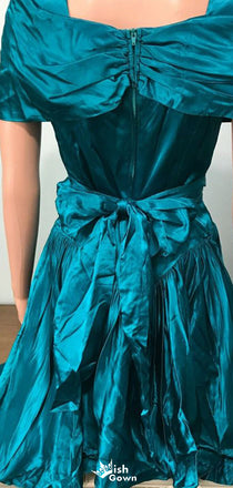 Vintage Off-shoulder A-line Short Mini Homecoming Dress,EPT586