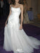 Elegant Spaghetti Strap A-line Long Prom Dress Ideas, Evening Party Dresses,WGP1756