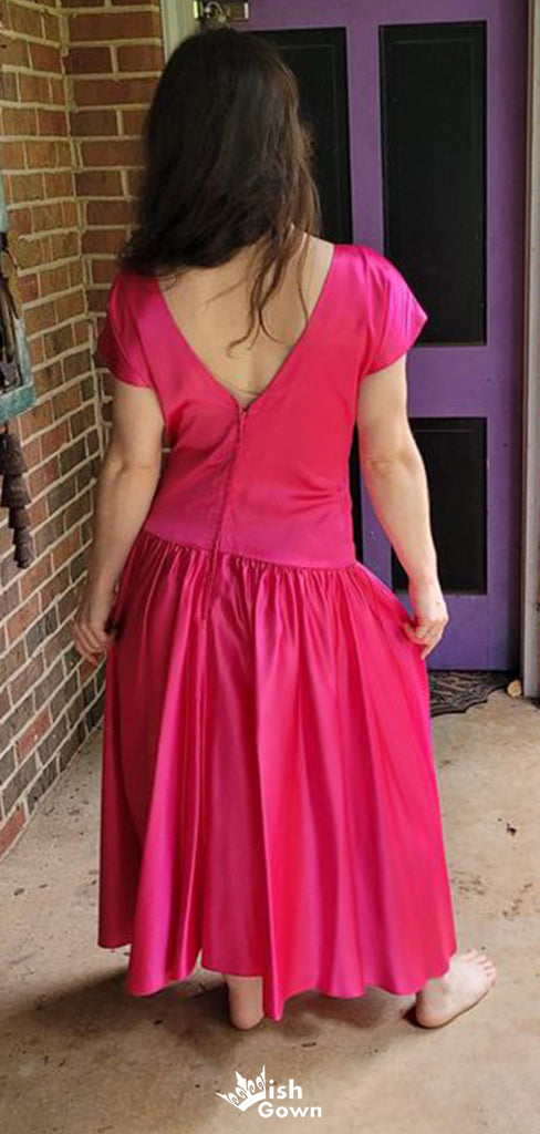 Casual Short Sleeves A-line Long Prom Dress Ideas, Evening Party Dresses,WGP1760