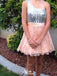 Gorgeous One-shoulder A-line Short Mini Homecoming Dress,EPT609