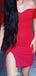 Sexy Off-shoulder Sheath Short Mini Homecoming Dress,EPT611
