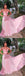 Pink A-line Straps Maxi Long Party Prom Dresses,Evening Dresses,WGP305