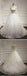 Straight Neck Long Sleeve White Lace Beaded Wedding Party Dresses, WD0029