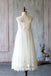 Spaghetti Ivory Lace Tulle Flower Girl Dresses, Popular Junior Bridesmaid Dresses, FG049