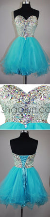 Strapless sweetheart sparkly mini cute for teens cocktail homecoming prom gowns dress,BD0082